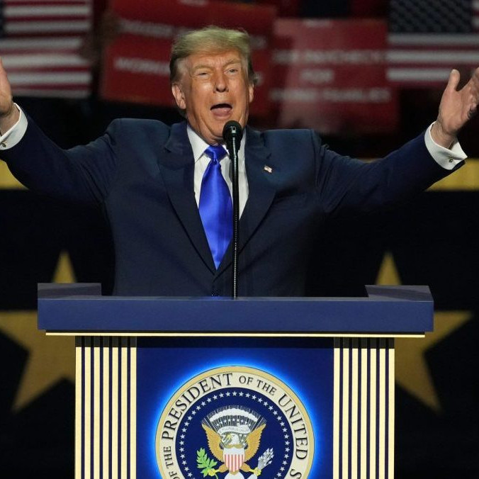 Prezident USA Donald Trump na zjazde v Dallase.