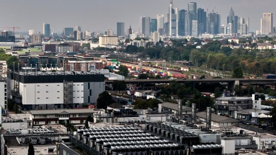 Dátové centrá v nemeckom Frankfurte.