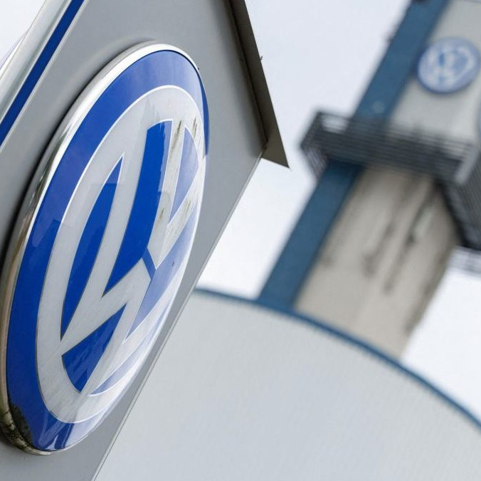 Na snímke logo nemeckej automobilky Volkswagen.