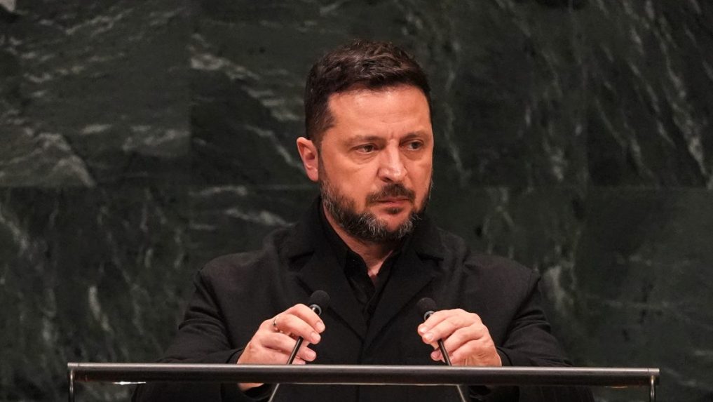 
 Ukrajinský prezident Volodymyr Zelenskyj		