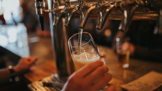 čapované pivo