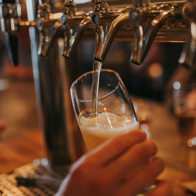 čapované pivo