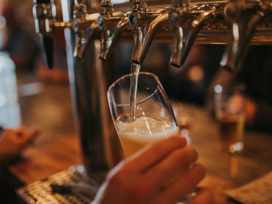 čapované pivo