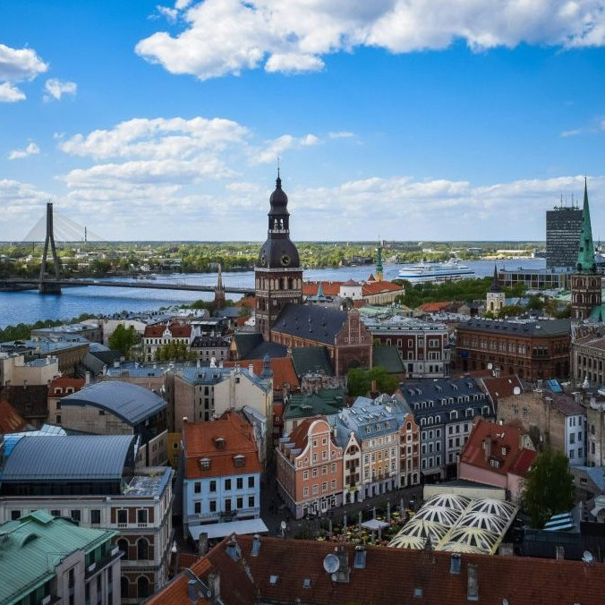 Hlavné mesto Lotyšska Riga