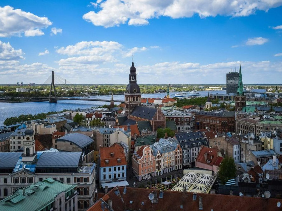 Hlavné mesto Lotyšska Riga