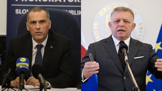 Maroš Žilinka a Robert Fico.