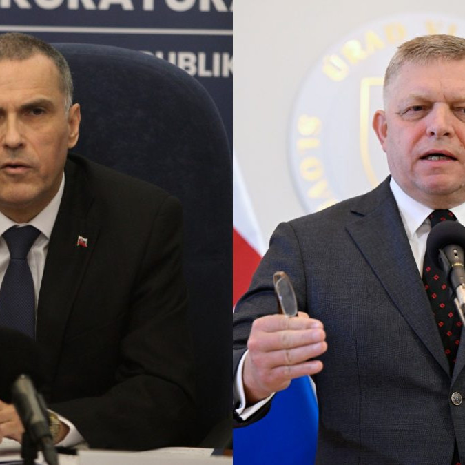 Maroš Žilinka a Robert Fico.