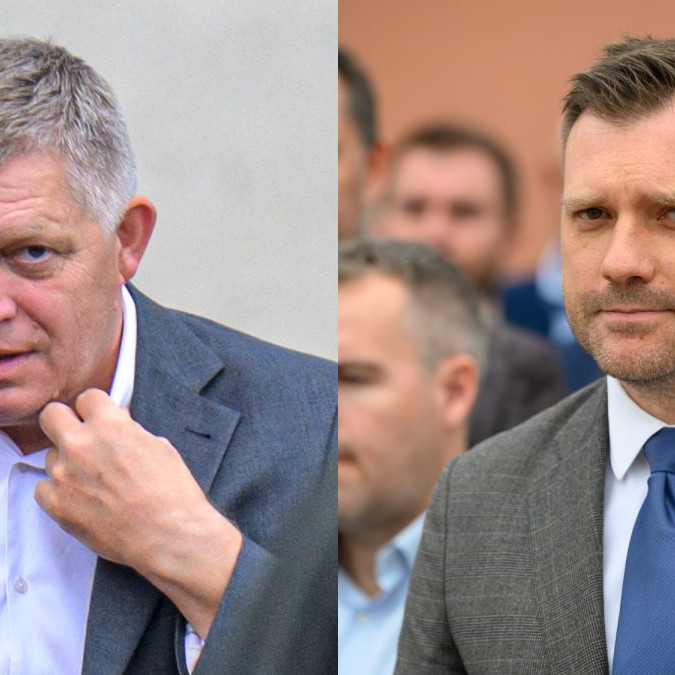 Robert Fico a Tomáš Taraba.