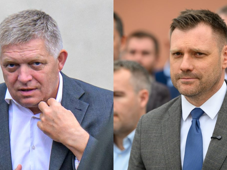 Robert Fico a Tomáš Taraba.