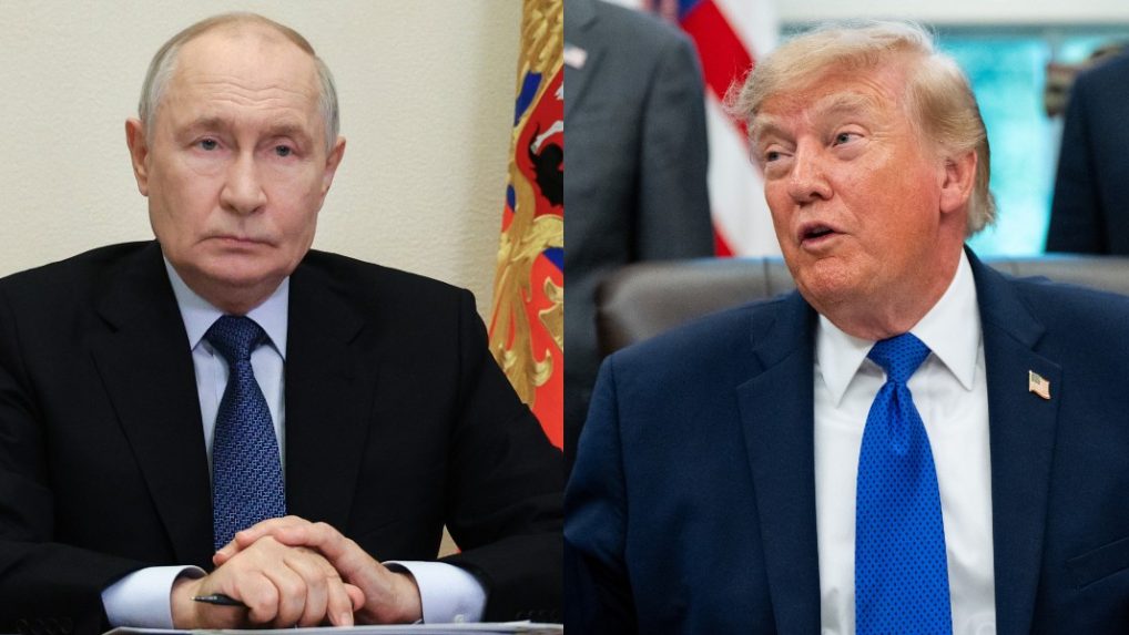 Vladimir Putin a Donald Trump