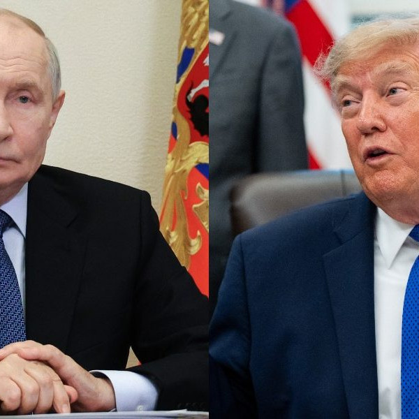 Vladimir Putin a Donald Trump