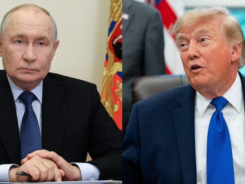 Vladimir Putin a Donald Trump