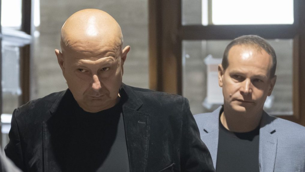 Na snímke obžalovaní Miroslav Kriak a Štefan Mlynarčík.