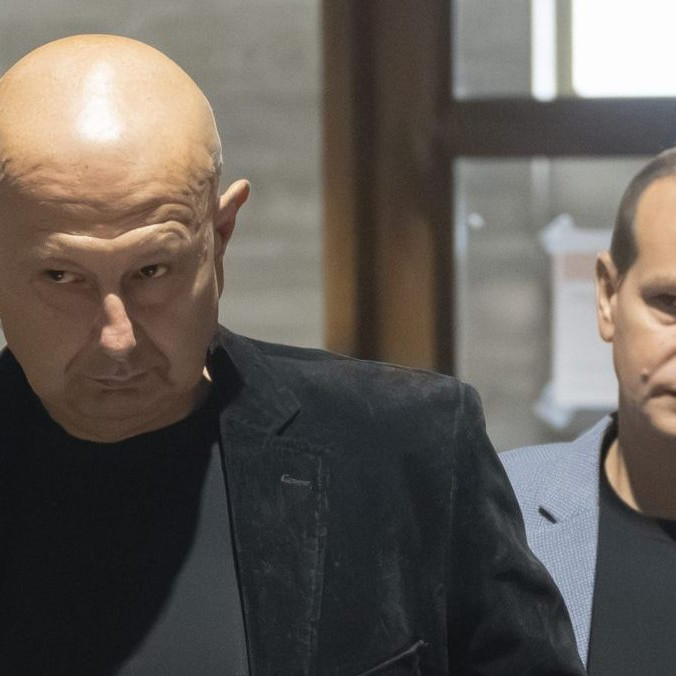 Na snímke obžalovaní Miroslav Kriak a Štefan Mlynarčík.