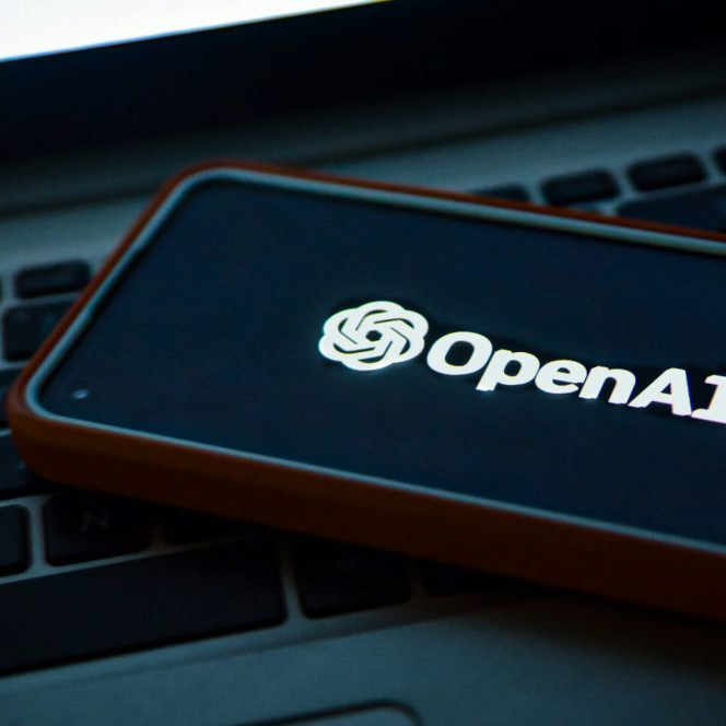 Na snímke logo spoločnosti OpenAI.