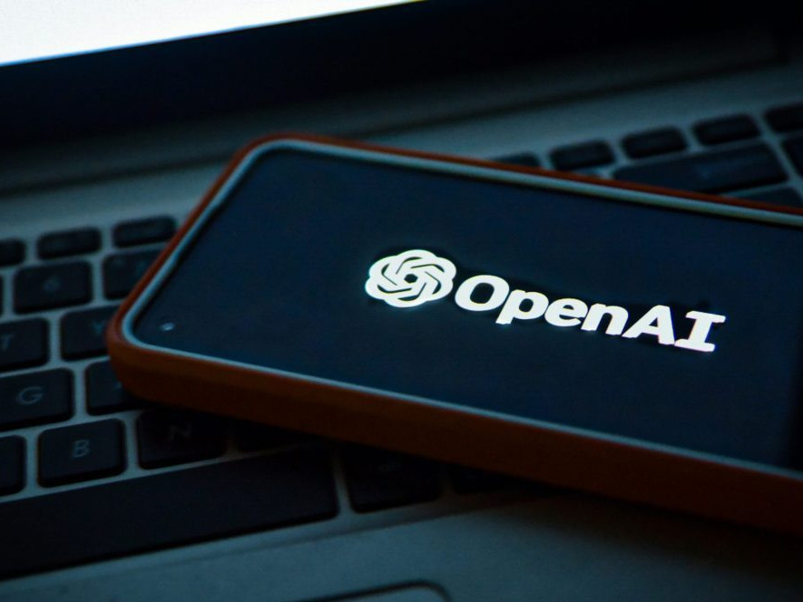 Na snímke logo spoločnosti OpenAI.