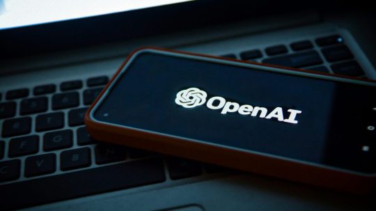Na snímke logo spoločnosti OpenAI.