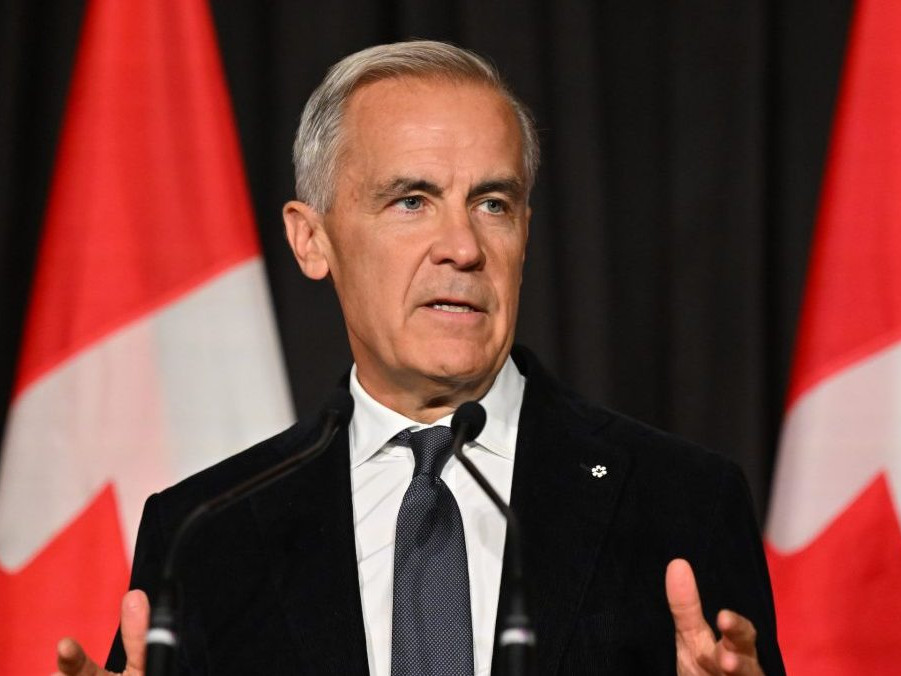 Na snímke Mark Carney.