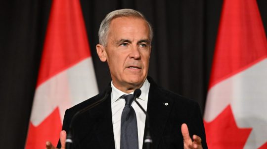 Na snímke Mark Carney.