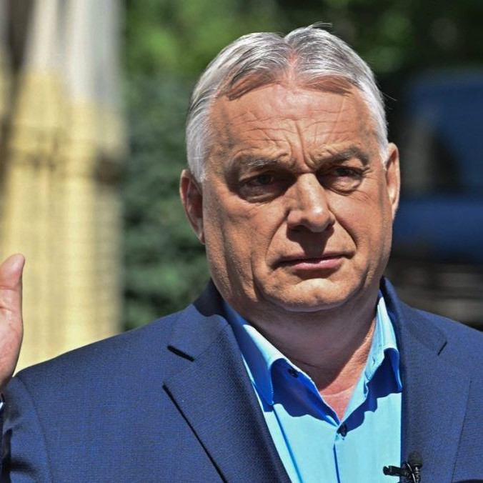 Na snímke Viktor Orbán.