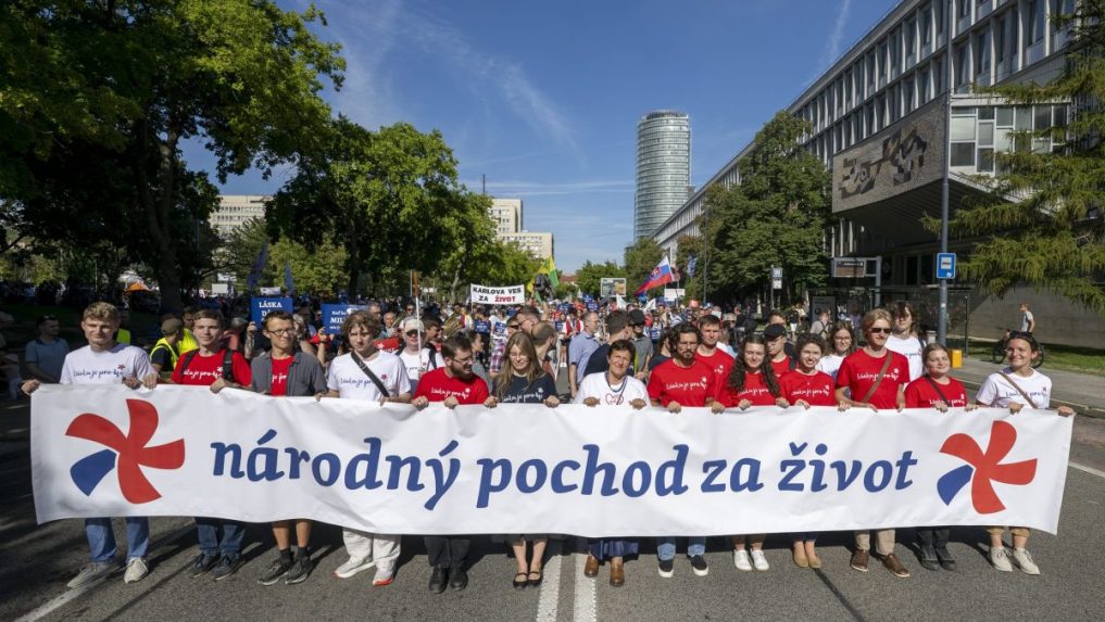 Národný pochod za život v Bratislave.