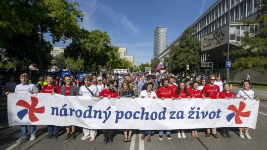 Národný pochod za život v Bratislave.