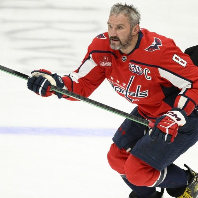 Ruský hokejista a hráč Washingtonu Capitals Alexander Ovečkin.