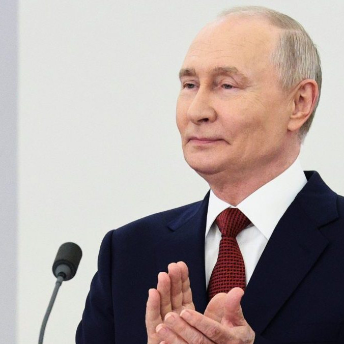 Na snímke ruský prezident Vladimir Putin.