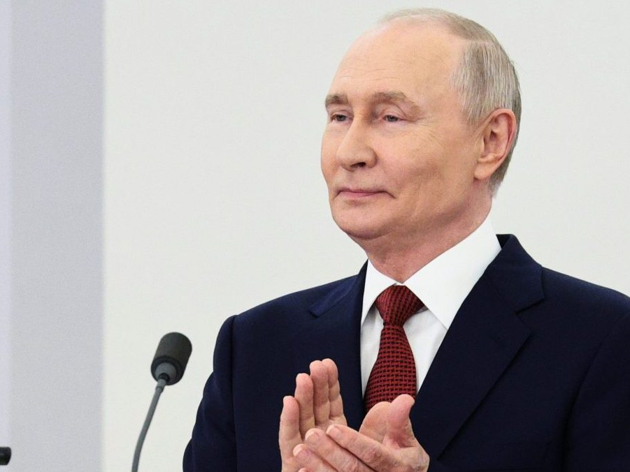 Na snímke ruský prezident Vladimir Putin.