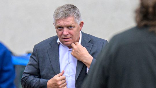 Na snímke Robert Fico.