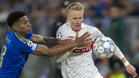 futbalisti Slovana a Stuttgartu