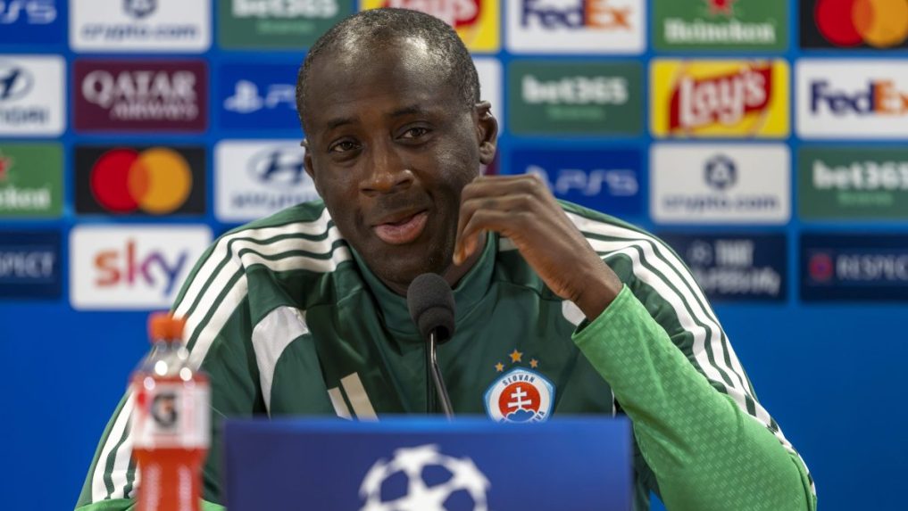 Tréner ŠK Slovan Bratislava Yaya Touré