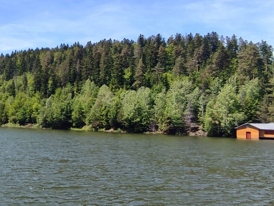 Smolnícky tajch - Jazero Úhorná.