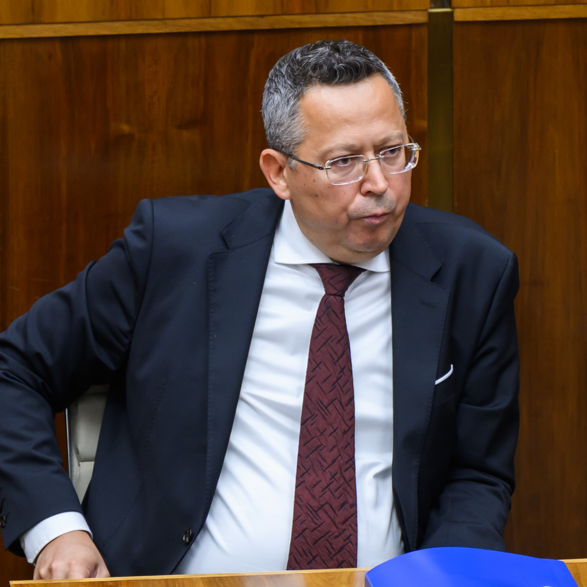 Na snímke minister financií SR Ladislav Kamenický (Smer-SD).