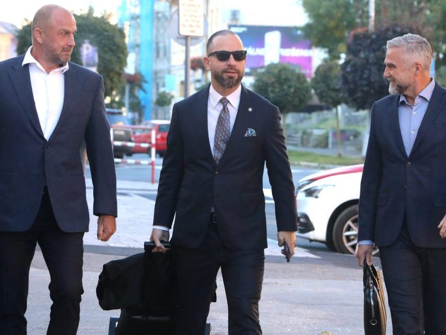 Zľava Norbert Bödör, Marek Para a Tibor Gašpar.