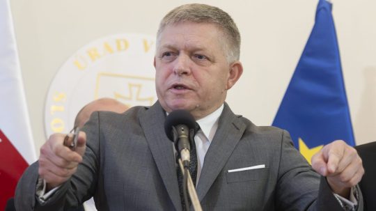 Na snímke R. Fico.