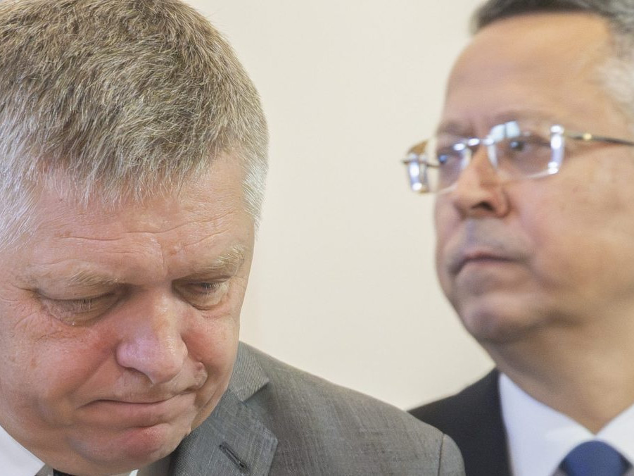 Robert Fico a Ladislav Kamenický