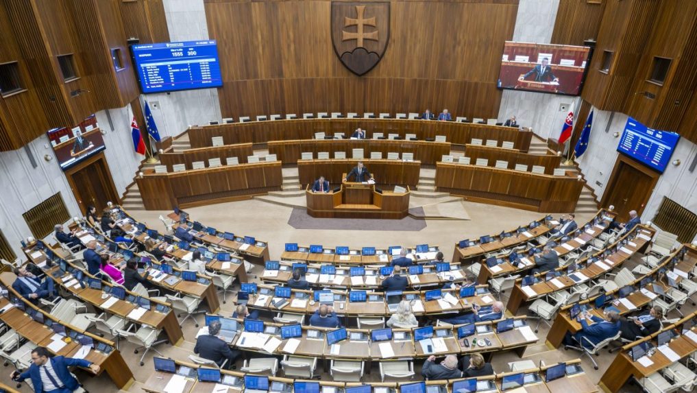 Rokovanie Národnej rady Slovenskej republiky.
