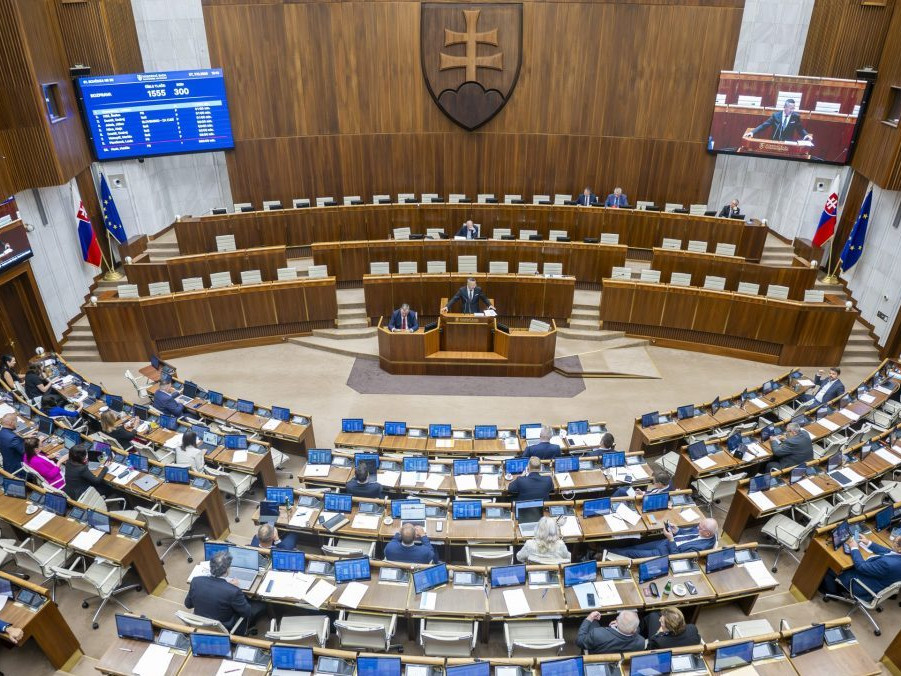 Rokovanie Národnej rady Slovenskej republiky.