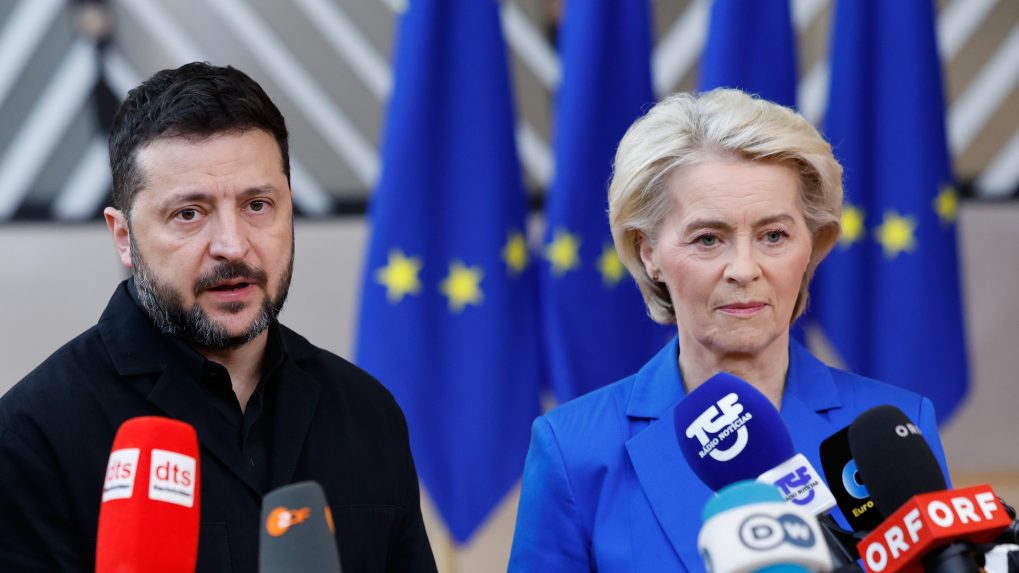 V. Zelenskyj a U. von der Leyenová
