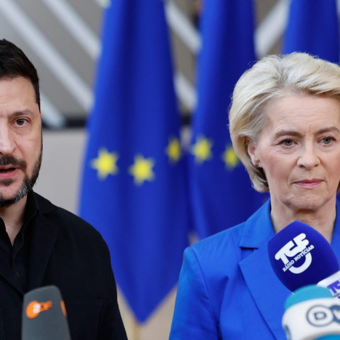 V. Zelenskyj a U. von der Leyenová