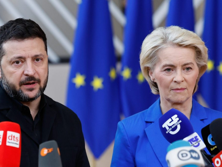 V. Zelenskyj a U. von der Leyenová