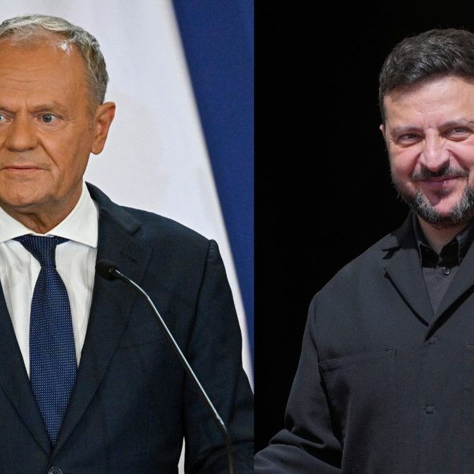 D. Tusk a V. Zelenskyj