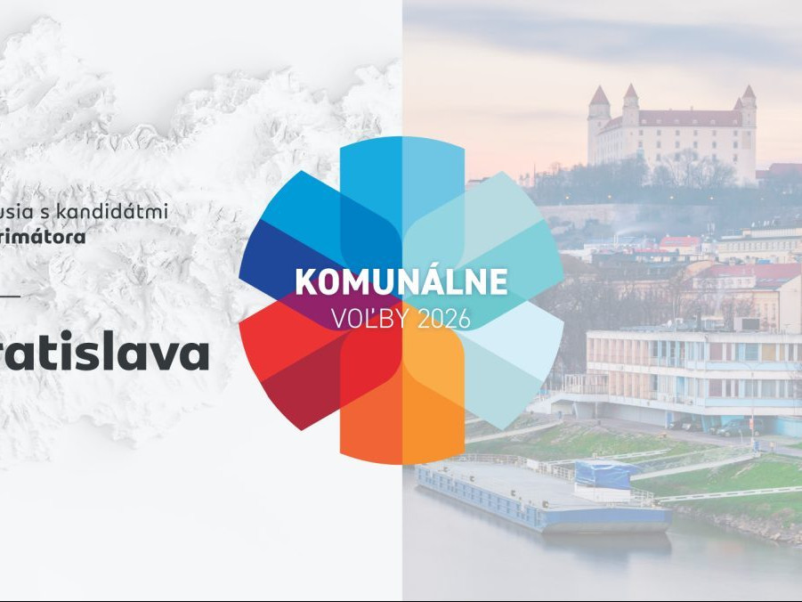 Diskusia kandidátov na post primátora Bratislavy.