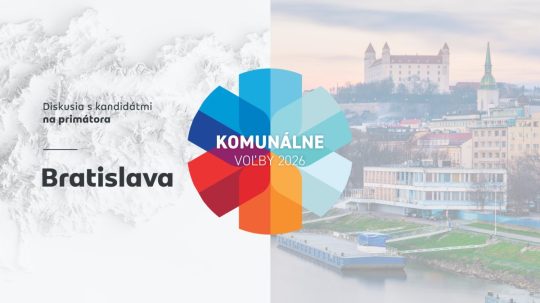 Diskusia kandidátov na post primátora Bratislavy.