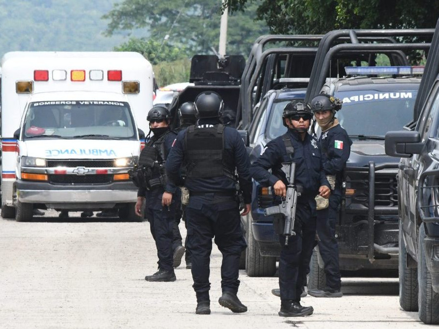 Mexická polícia.