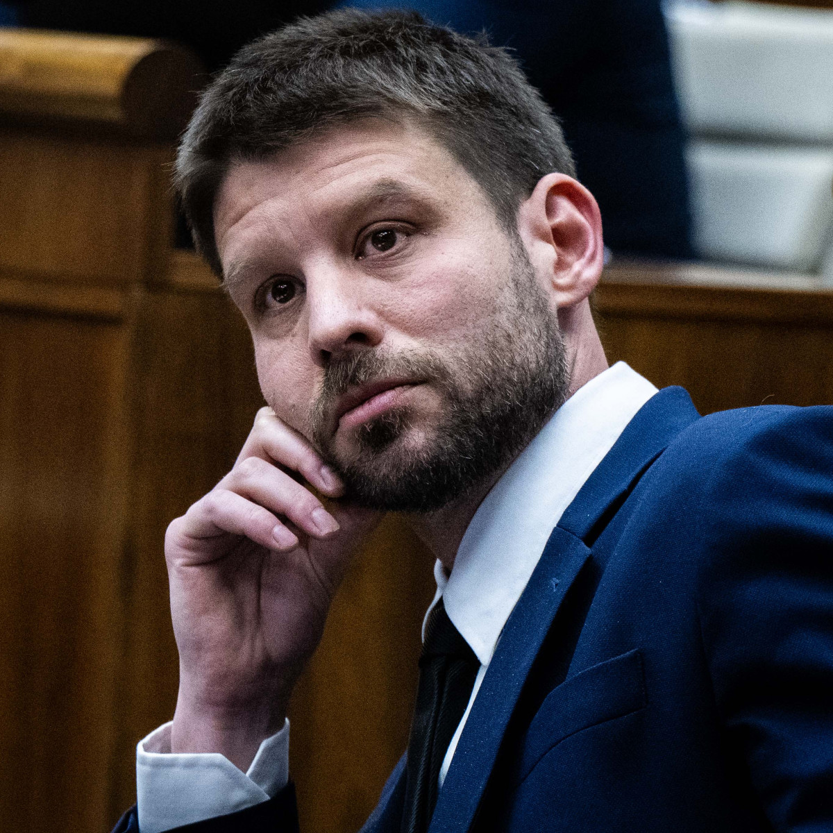 Predseda PS Michal Šimečka.