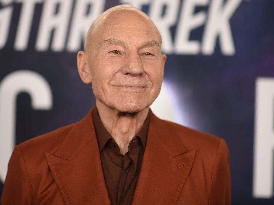 Na snímke Patrick Stewart.