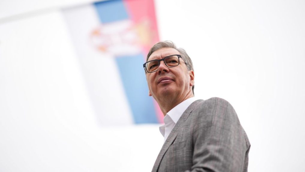 
 Srbský prezident Aleksandar Vučič.		