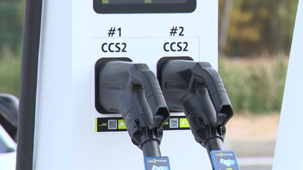 Nabíjačky na elektromobily.